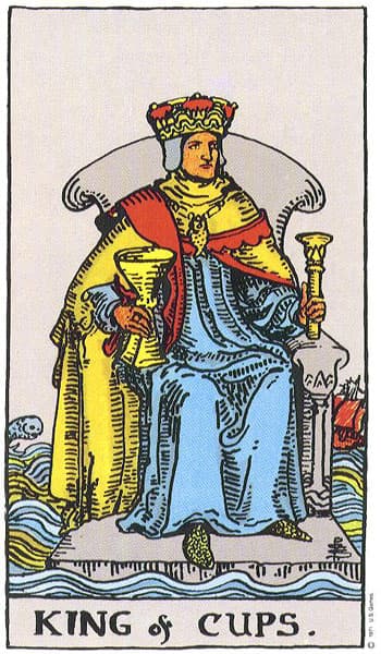 Rey de Copas — arcano menor del tarot