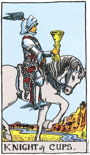 Caballero de Copas — arcano menor del tarot