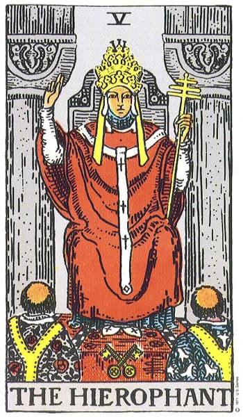 El Sumo Sacerdote — arcano mayor del tarot