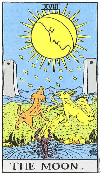 La Luna — arcano mayor del tarot
